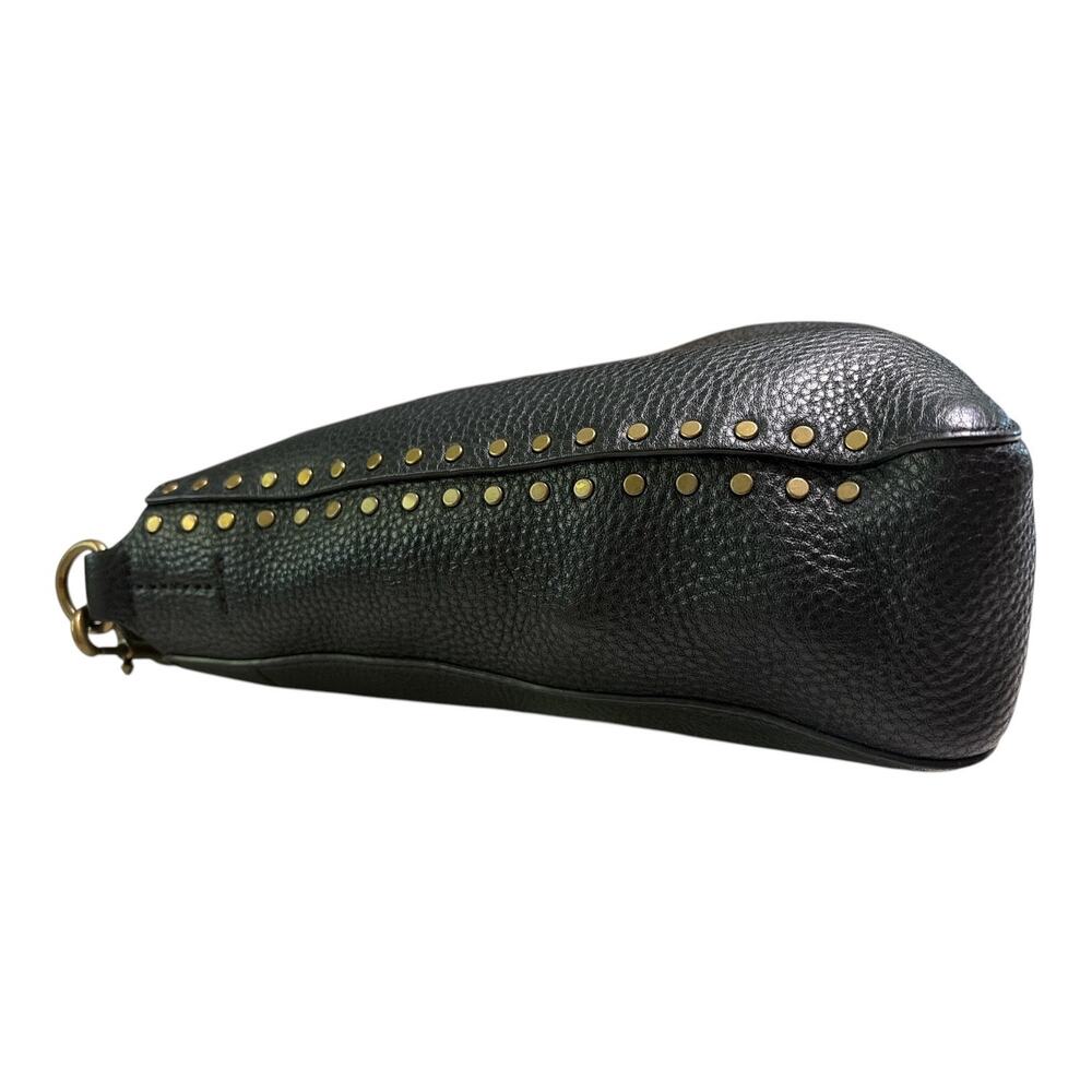 Rebecca Minkoff Darren Black Leather Boho Shoulder Bag - Picture 5 of 16